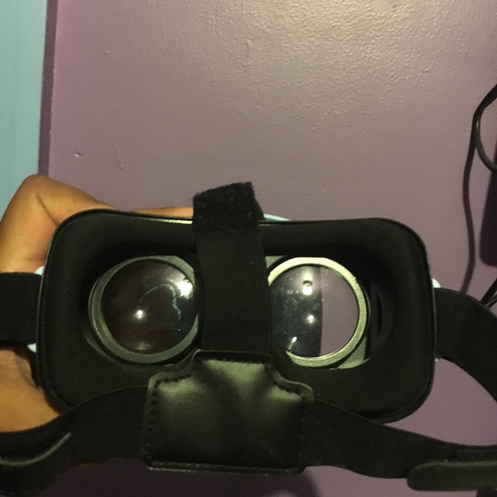 A virtual reality headset