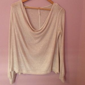 Sparkling Free People long sleeve shirt