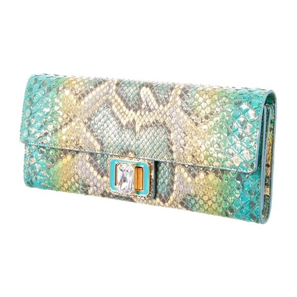 Judith Leiber Python Cluth! - Picture 2 of 9