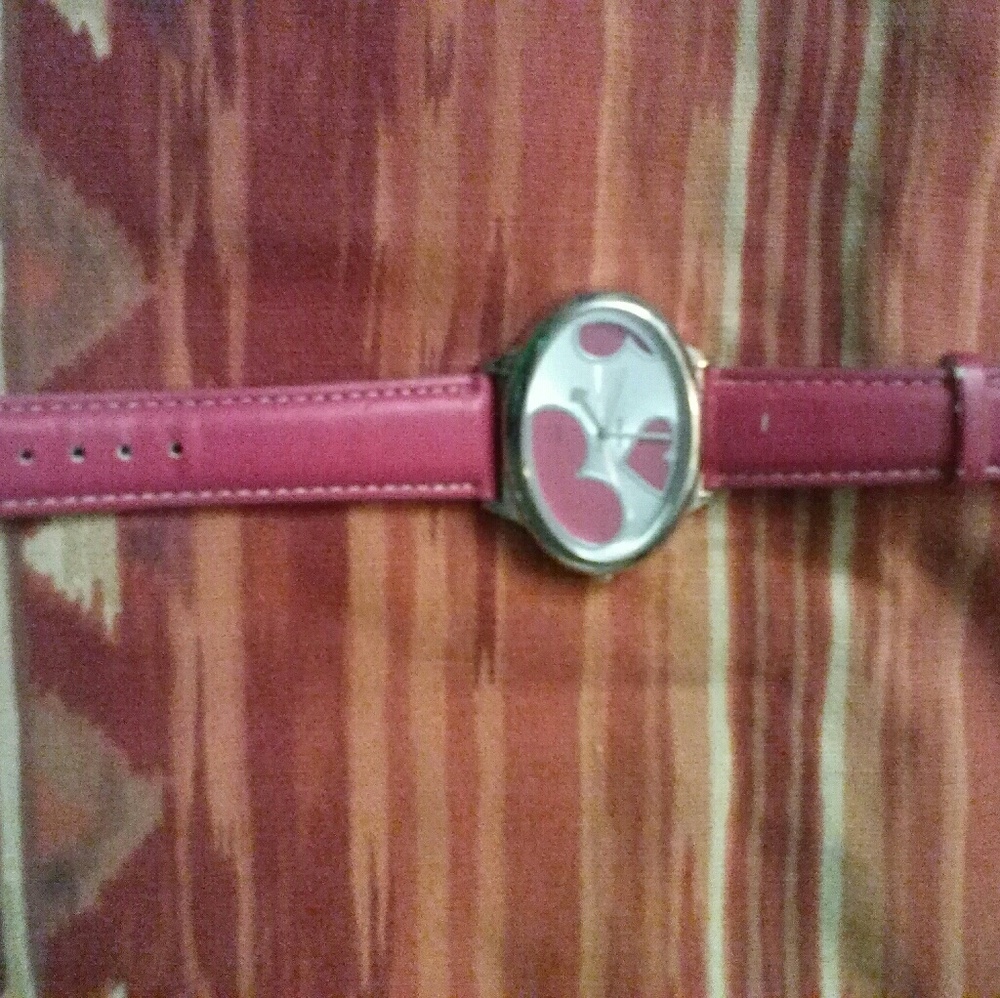 New Bijourx Terner Pink Heart Shape Watch