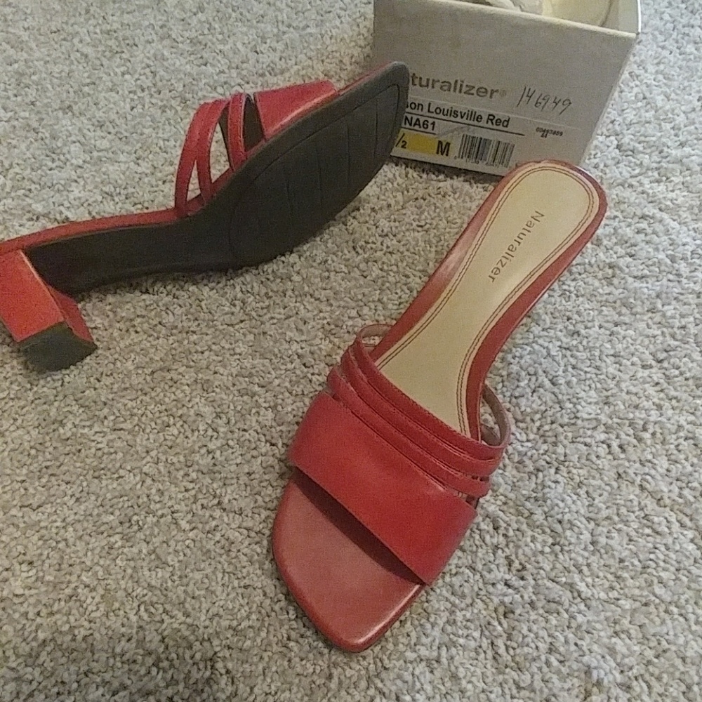 Naturalizer Sandals Red 8 1/2
