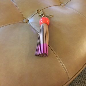 Tory Burch new tassel key fob