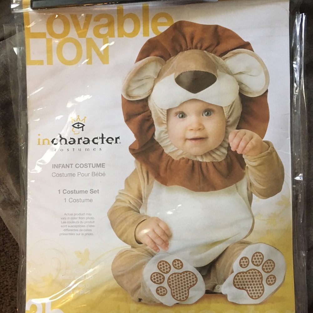 Lion costume wore once
