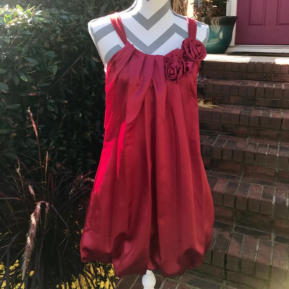 Satin Valentines Day Dress
