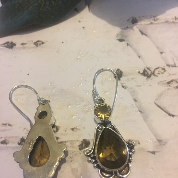 ⚜️HP⚜️Smoky Topaz Earrings⚜️ - Picture 7 of 7