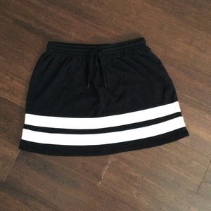Black and white skirt