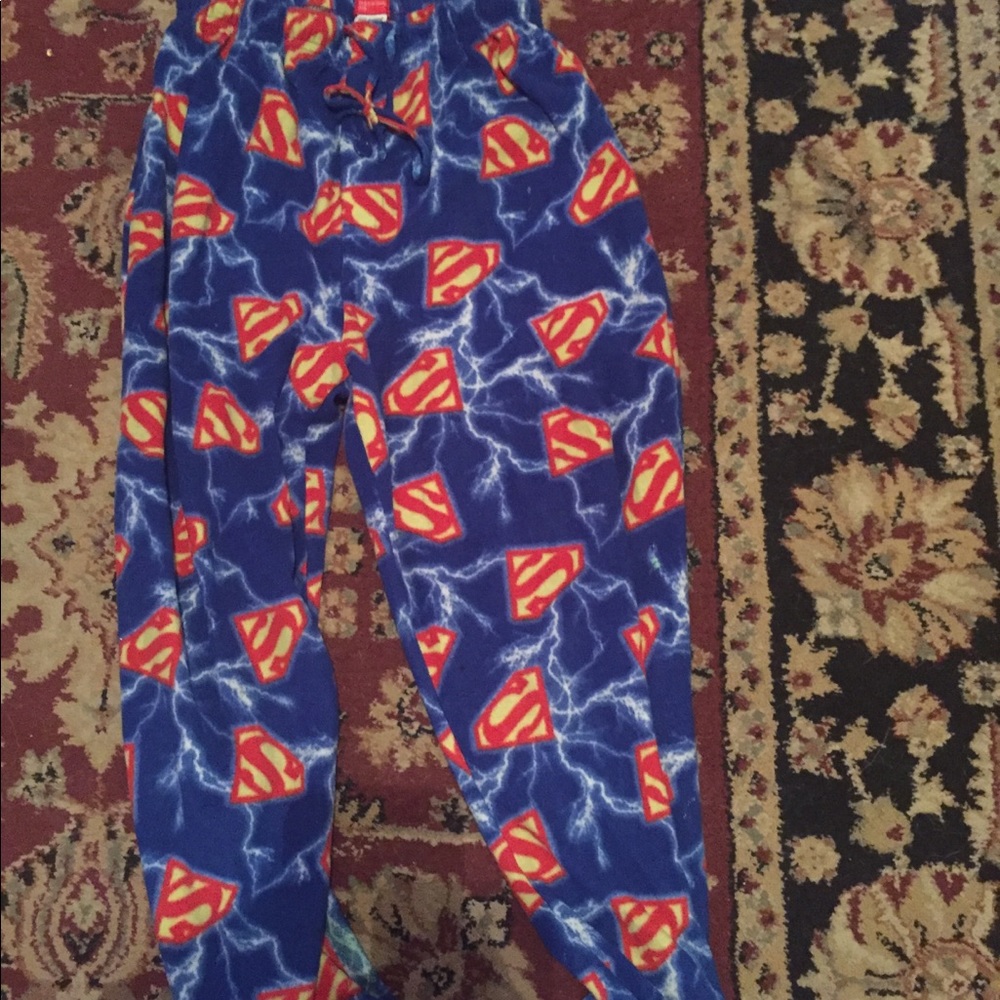 Superman pajama pants