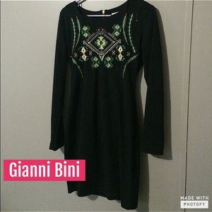 NWOT Gianni Bini Aztec Knit Dress•Sz L