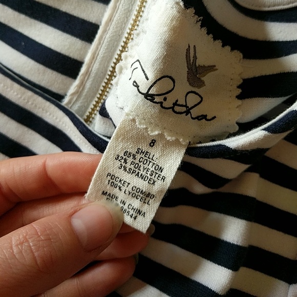 Anthro Striped Pocket Dress - Picture 4 of 4