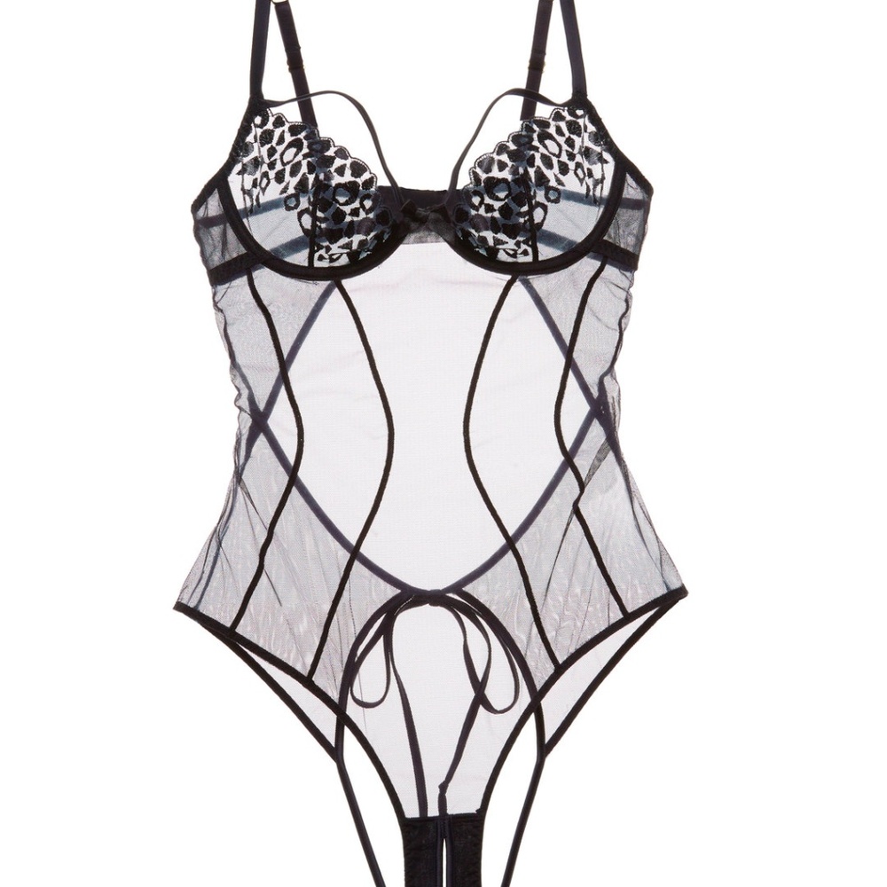 L'Agent by Agent Provocateur Odessa Bodysuit Black