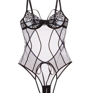 L'Agent by Agent Provocateur Odessa Bodysuit Black