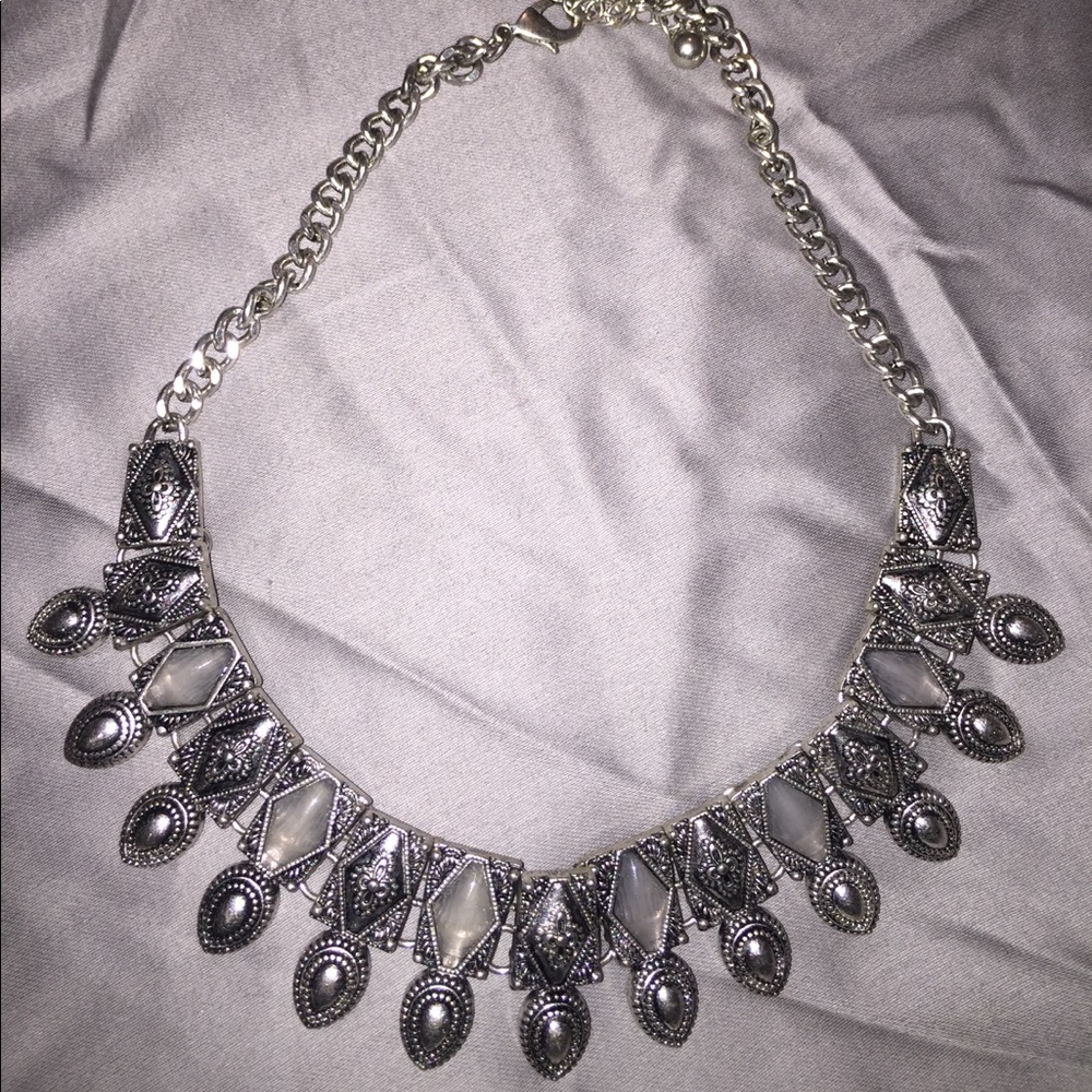 Silver choker