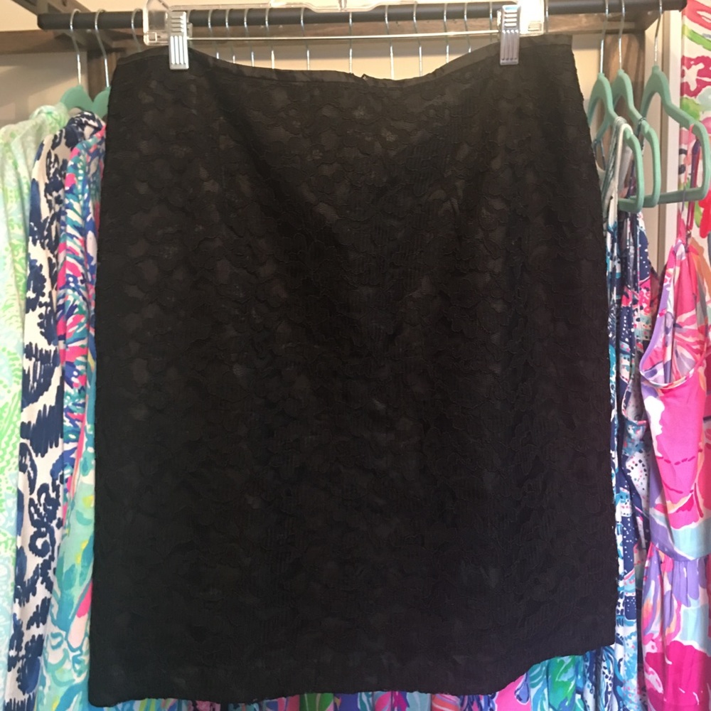 Black Lace Skirt