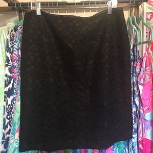 Black Lace Skirt