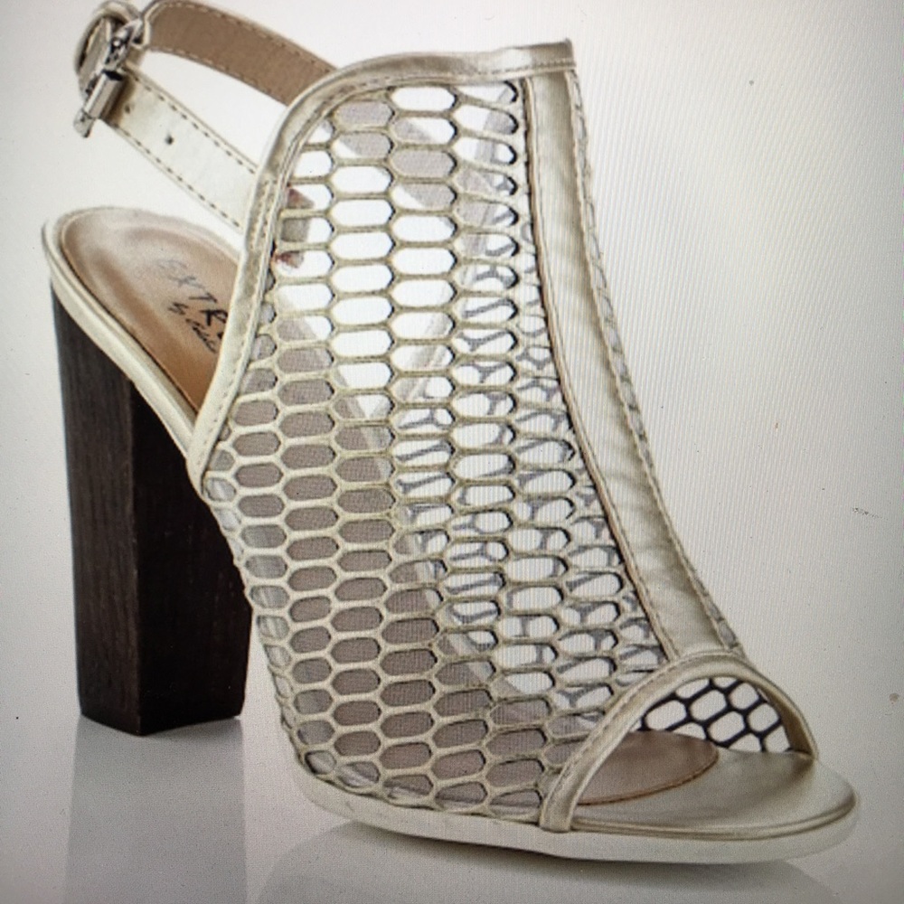 EXTREME By Eddie Marc Fanny Block Heel Sandal SZ 7