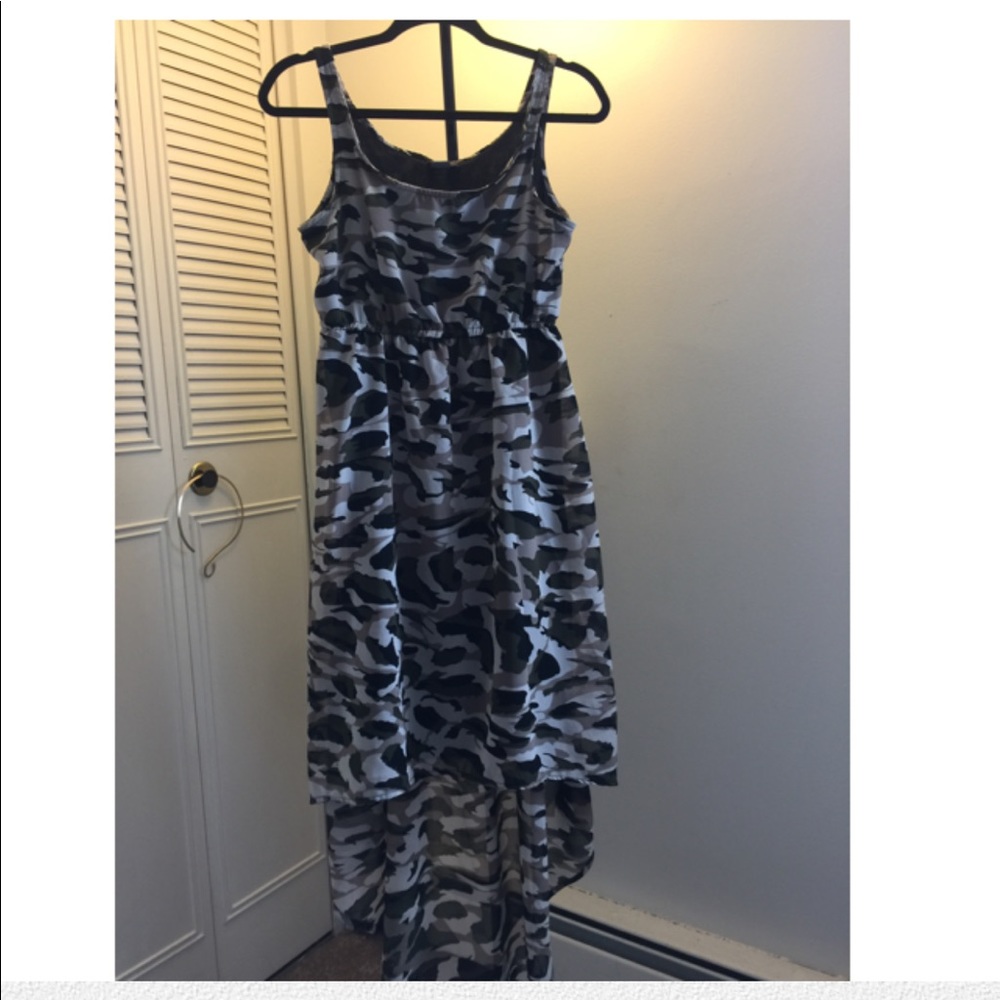 ✨Camo High Low Maxi