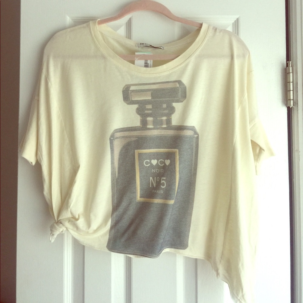 South Moon Under C❤️C❤️ Chanel perfume print shirt