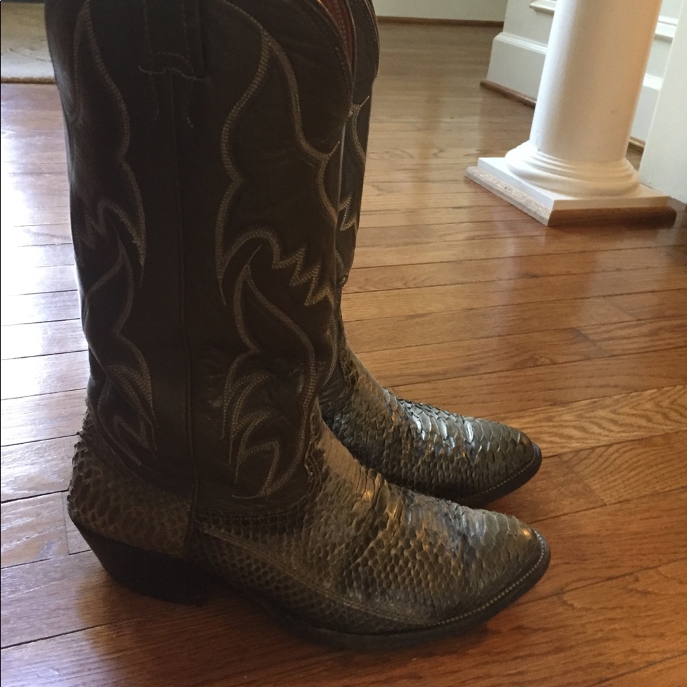 Nocona Boots 7.5D (python)