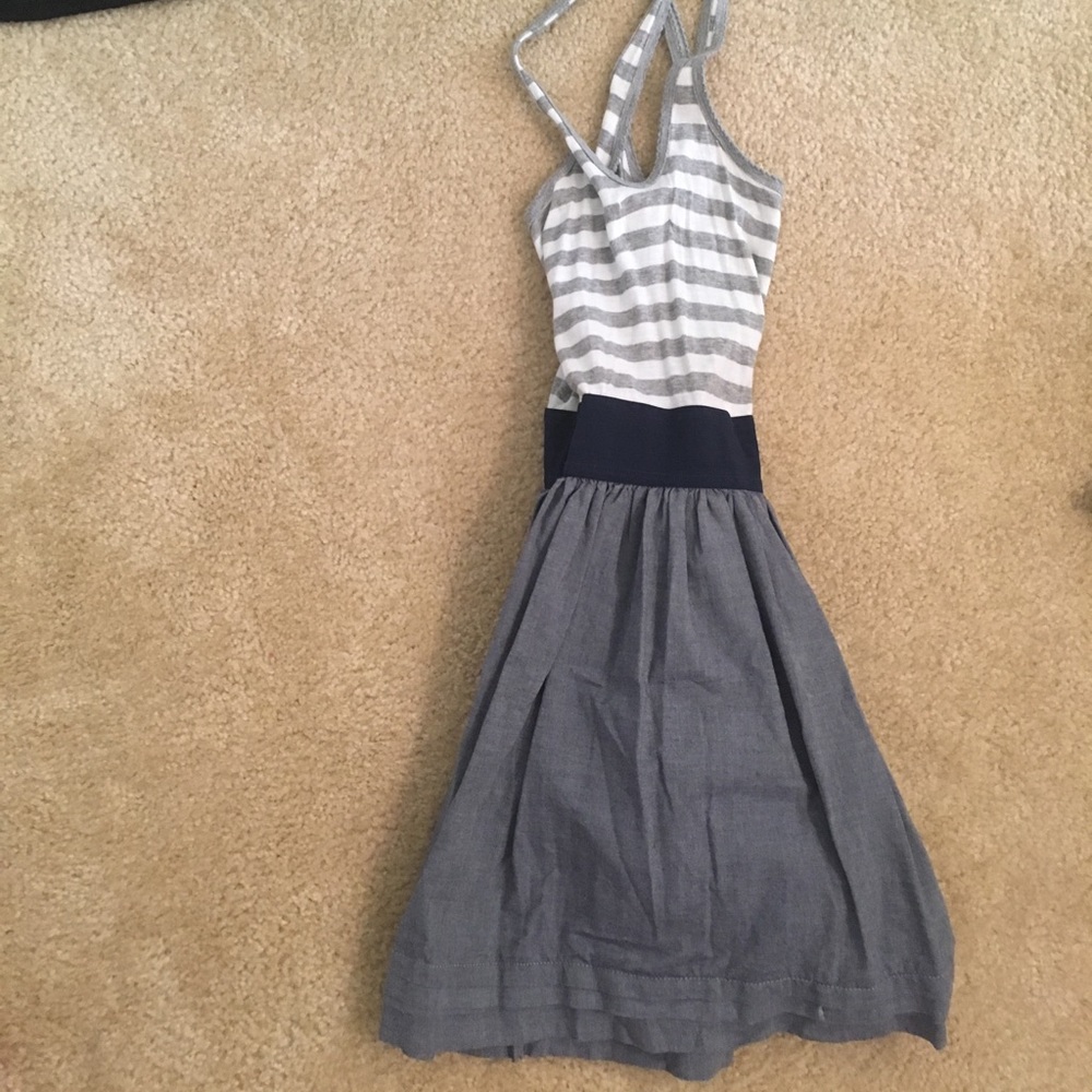 Cross back dress