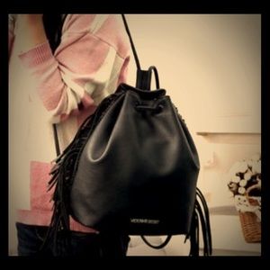 Victoria Secret Leather Fringe Bag