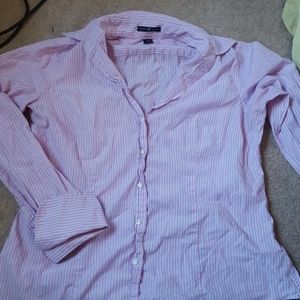 Gap Button down pink shirt.