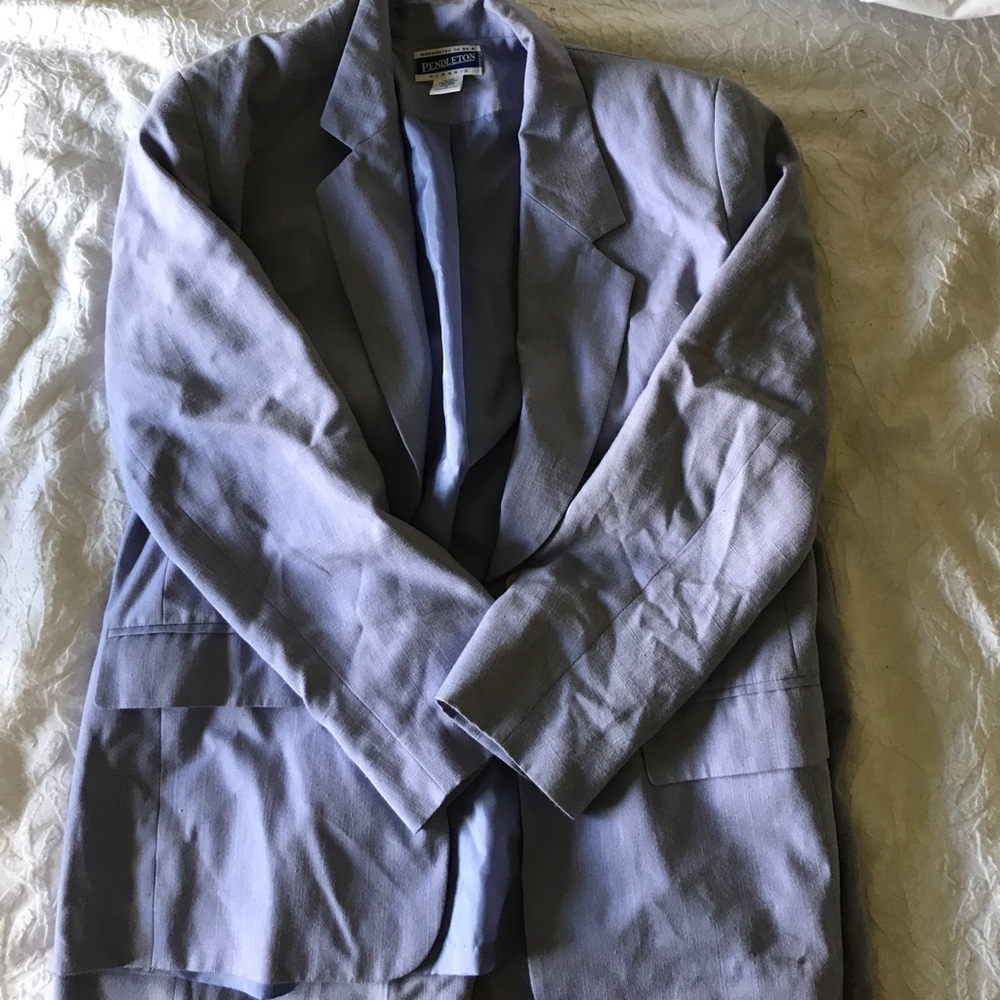 Blazer and slacks lilac color