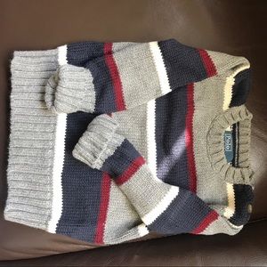 Adorable boys polo sweater! Worn once!!! Like new