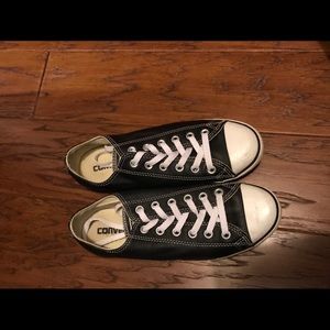 Leather converse