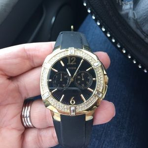 Black and gold guess watch!