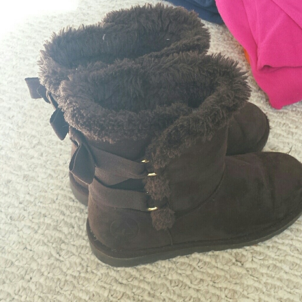 Brown girls boots