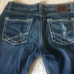 BKE Sabrina stretch bootcut jean.  Size 28X31