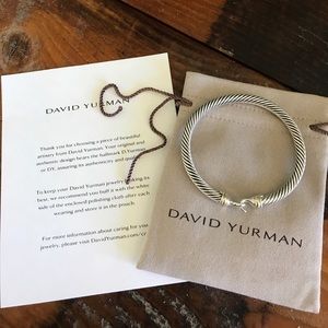 DY 18k Gold 5mm Buckle Bangle