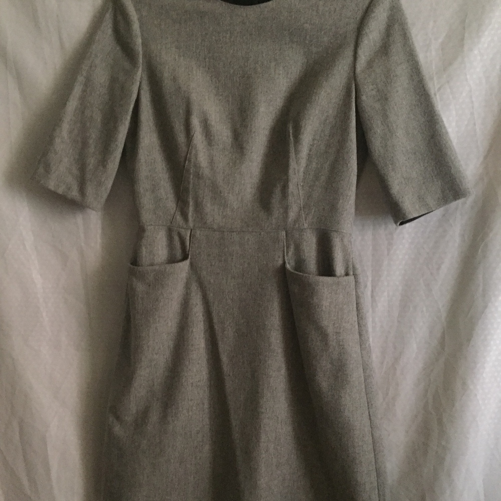 RAG & BONE NEW YORK GRAY DRESS SIZE 2 WOOL BLEND
