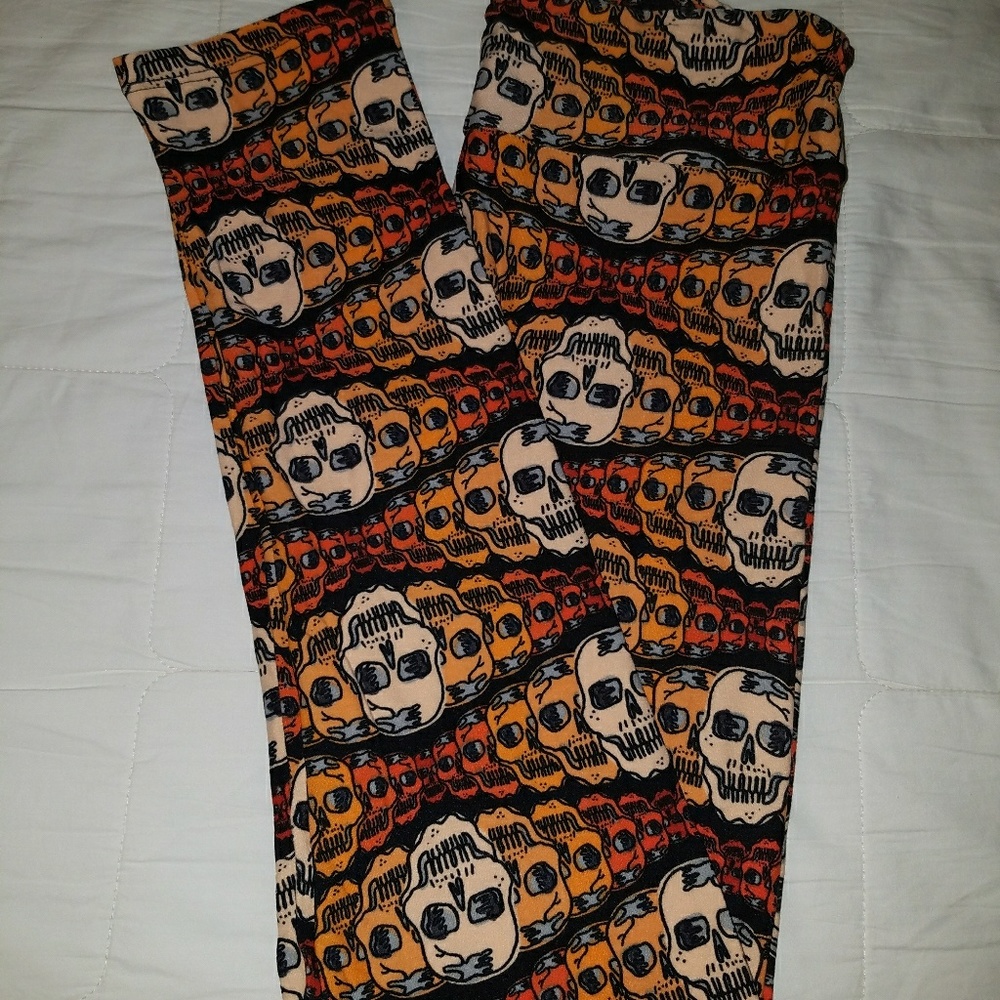 LuLaRoe Halloween OS skeleton leggings