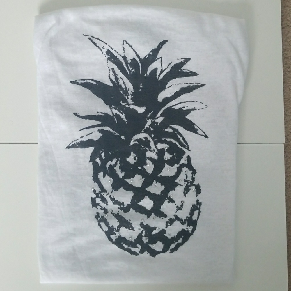 Pineapple Burn out Tee