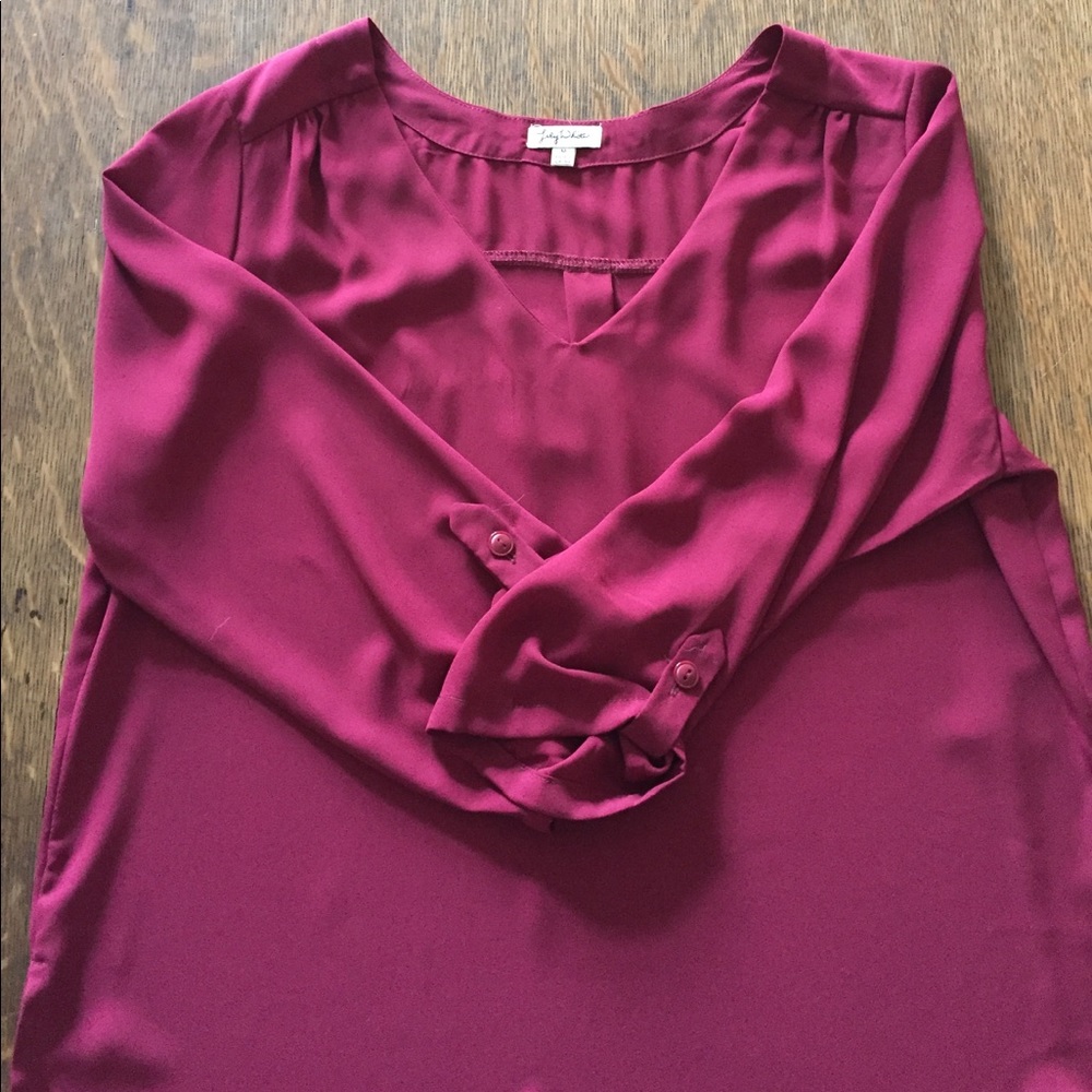 Hi-lo blouse
