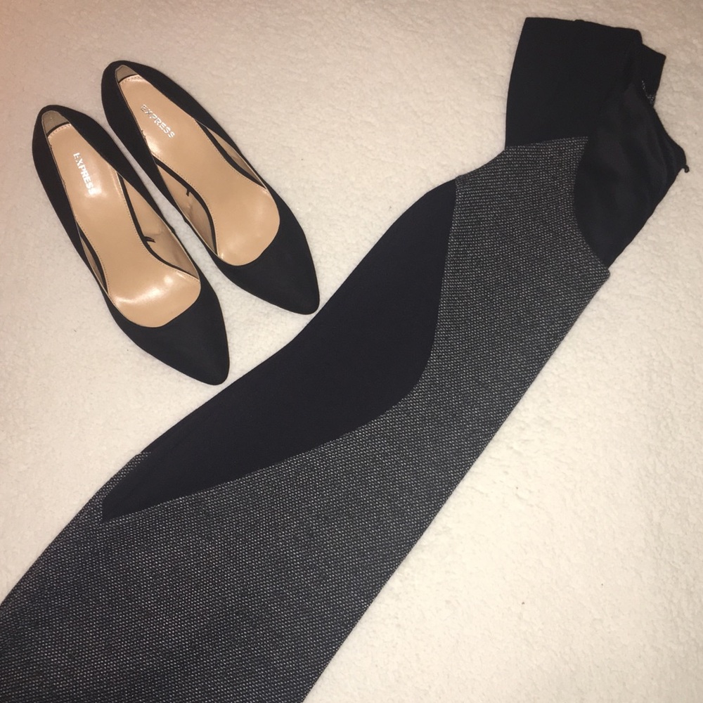 Express Back Zipper Dress