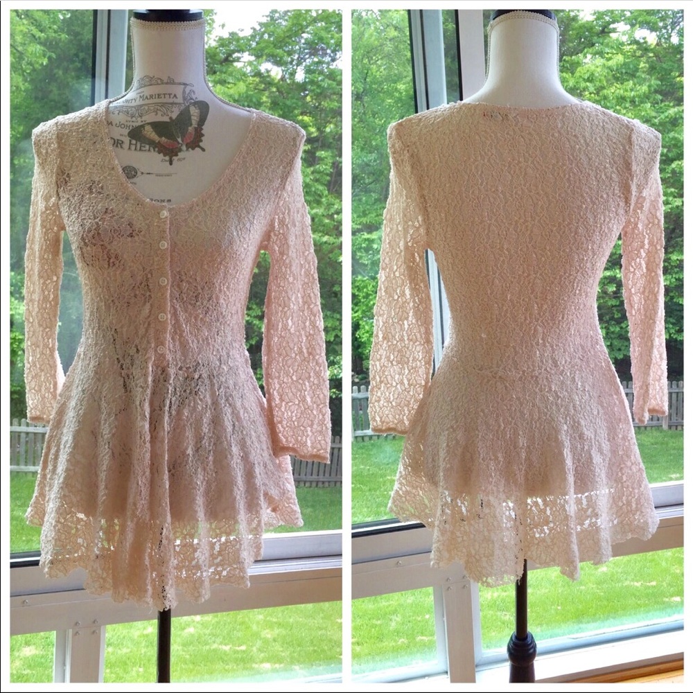 💐FREE PEOPLE PEPLUM Dress/ Top