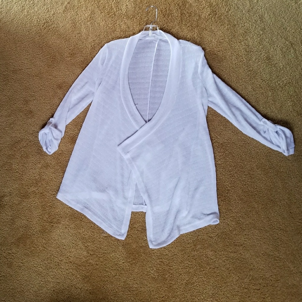Motherhood Maternity white cardigan sz S
