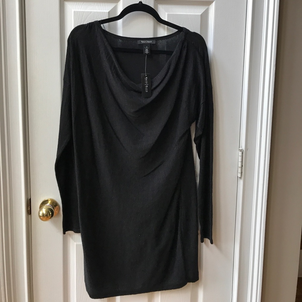 White House Black Market Black Sweater Dress