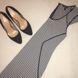 Express Back Zipper Dress