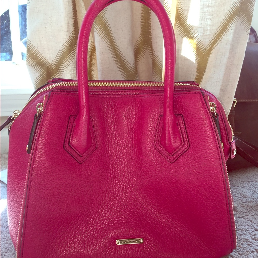 Rebecca Minkoff magenta tote