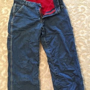 GAP fleece-lined jeans