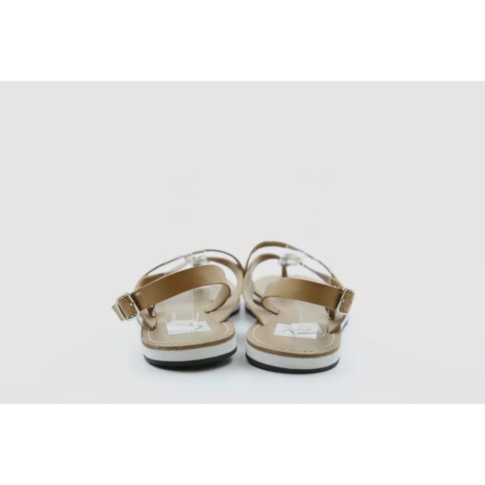 Dolce Vita Light Brown Strappy Flat Sandals - Picture 5 of 8