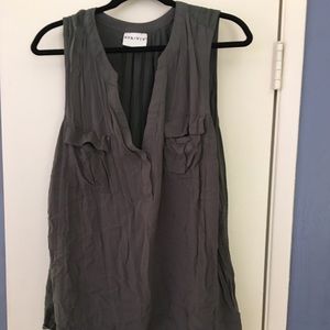 Ava Viv military sleeveless top