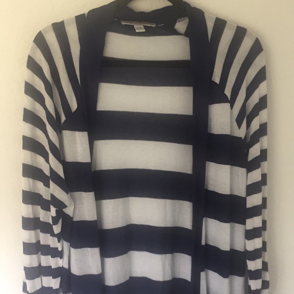 Nautical Striped Cardigan