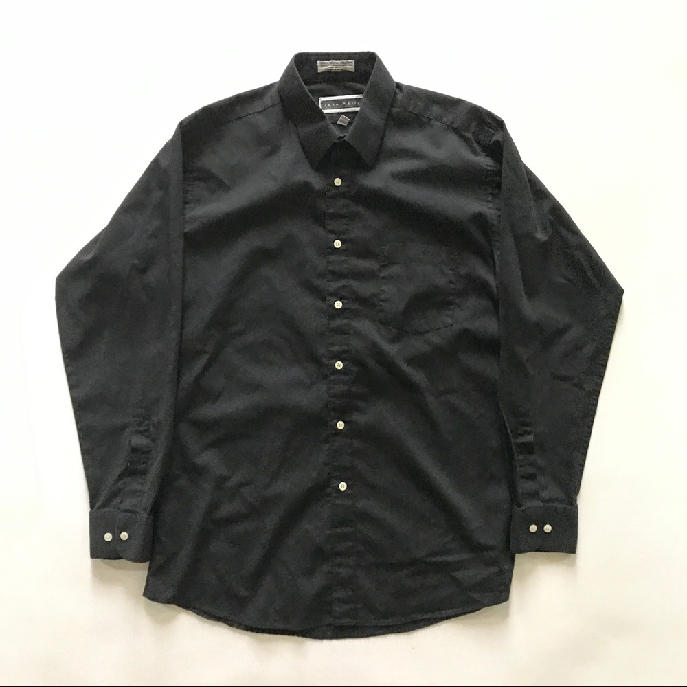John Weitz Black Dress Shirts