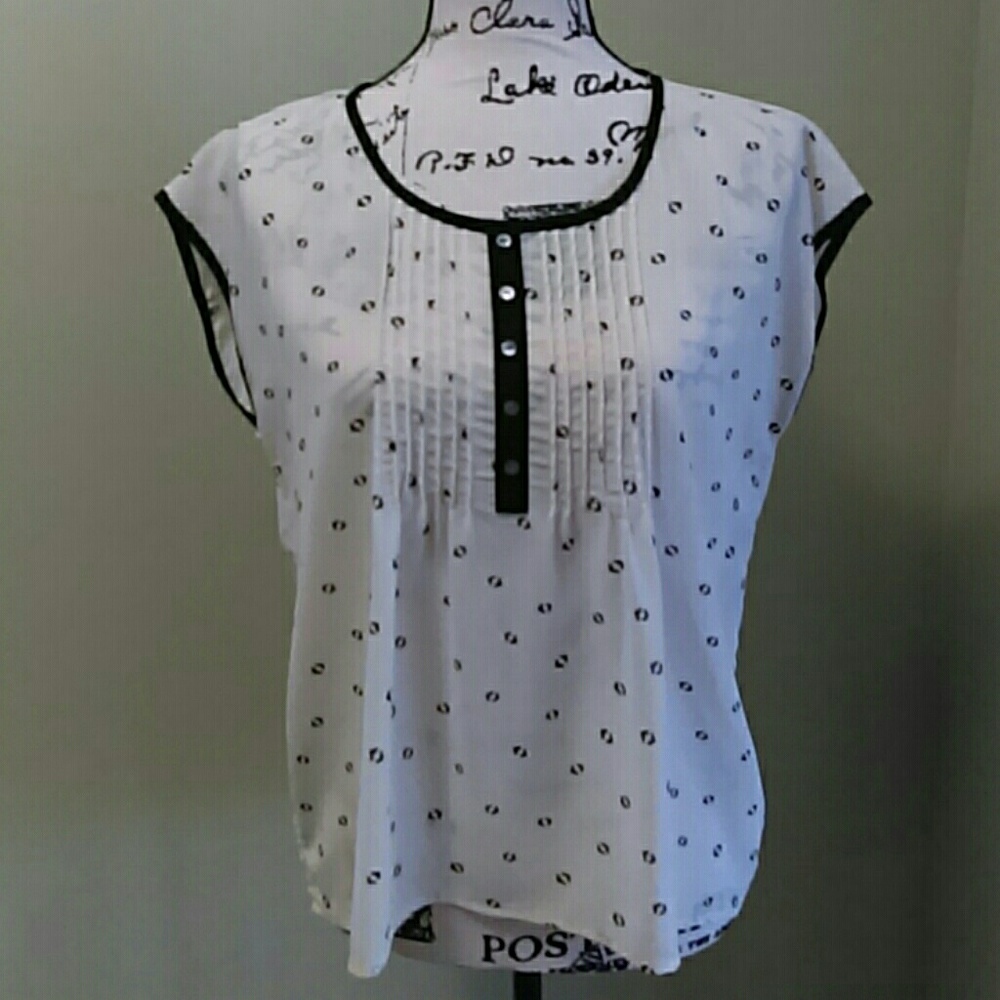 Semi sheer blouse