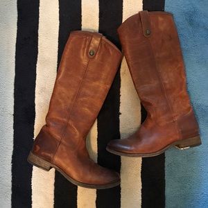 Gently used authentic Frye Melissa boots