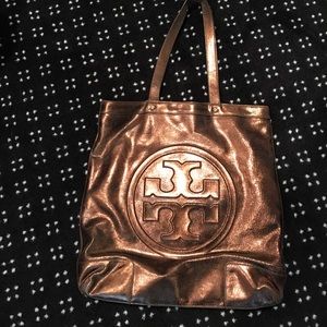 Tory Burch Metallic Tote